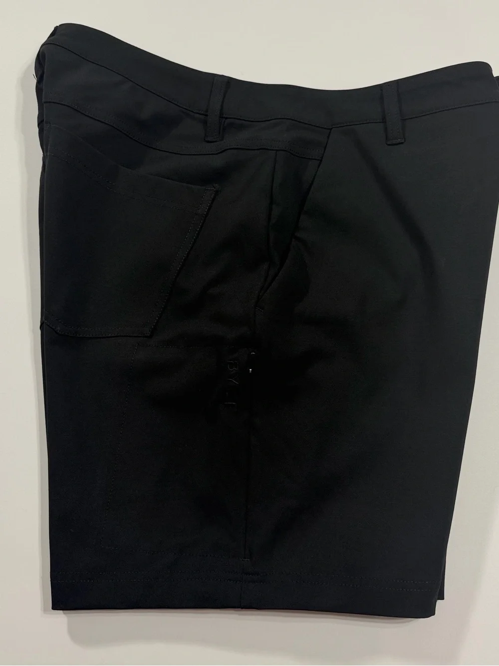 BYLT Premium Everyday Shorts Men’s 34 Black 7.5” Standard Fit NWT